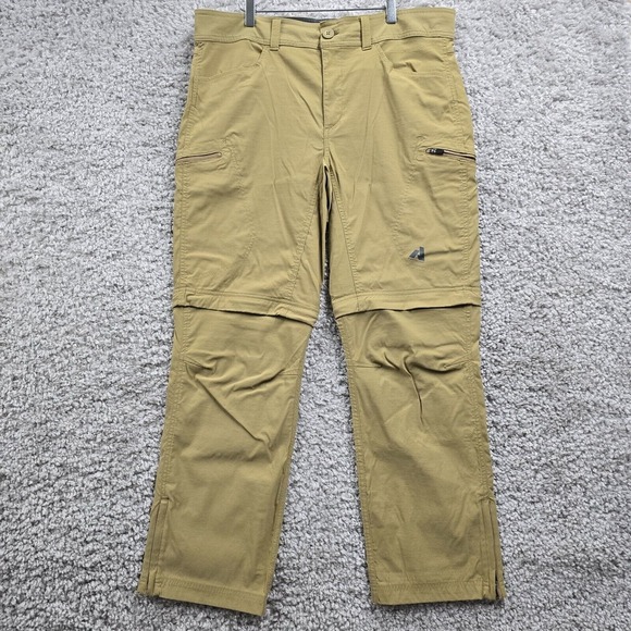 Eddie Bauer Pants Mens‎ 36x30 Tan First Ascent Convertible Straight Outdoors - Picture 1 of 15
